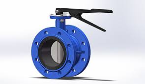 Clamp universal flange body center line butterfly valve ...