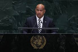 David Adeang Nauru Name Change UN: 17-Second 'Say Our Name. Naoero.' Standoff at UN General Assembly