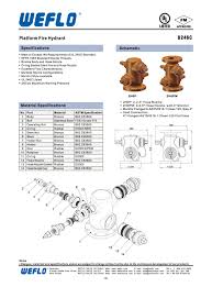 U246C- UL-FM OFFSHORE PLATFORM FIRE HYDRANT - BRONZE - WEFLO ...