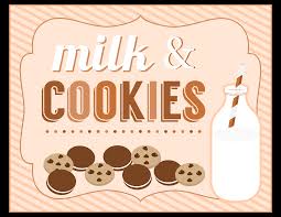 Image result for cookies and milk