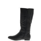 Bottes cuir plates femme