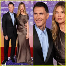 Adam Levine & Wife Behati Prinsloo Make Rare Red Carpet Appearance at Breakthrough Prize Event