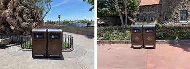 More Solar-Powered Disney Trash Cans Appear Around World Showcase at EPCOT
