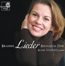 Bernarda Fink sings Brahms Lieder. Bernarda Fink displays unshowy elegance in her Lieder. 12:01AM GMT 10 Mar 2007 - arts-graphics-2007_1177000a