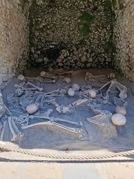 The "boat sheds" on the ancient shoreline at Herculaneum. This is where the people of town gathered during the eruption of Vesuvius in AD 79, probably hoping to escape by sea. But