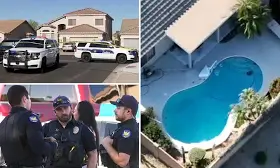 Twin girls, 3, drown in swimming pool despite father's desperate attempts to revive them