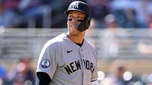 Aaron Judge of the New York Yankees during an MLB game