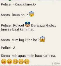 Urdu Latifay: Police and Santa Jokes in Roman Urdu 2014 | quotes ... via Relatably.com