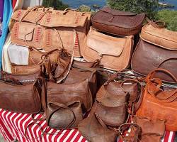 صورة Moroccan leather goods