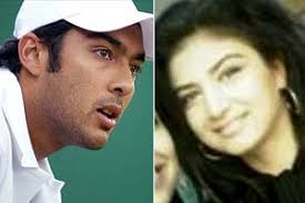 Karachi: Pakistan&#39;s ace tennis player Aisamul-Haq Qureshi has decided to tie the knot with a Britain-based Pakistani girl, Faha Makhdum. - aisam-wife300