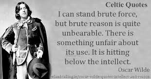 Oscar Wilde quotes on intellect via Relatably.com