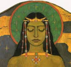 Painting of the Virgin by Frithjof Schuon - untitled263_jpg