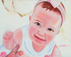 Baby Laurel by Gail Pean Oil ~ x - baby-laurel