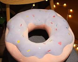 donutshaped cushionの画像