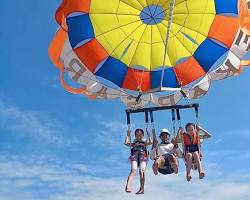 Parasailing in Bali的圖片