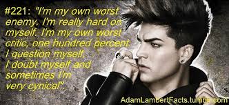 Adam Lambert Image Quotation #2 - QuotationOf . COM via Relatably.com