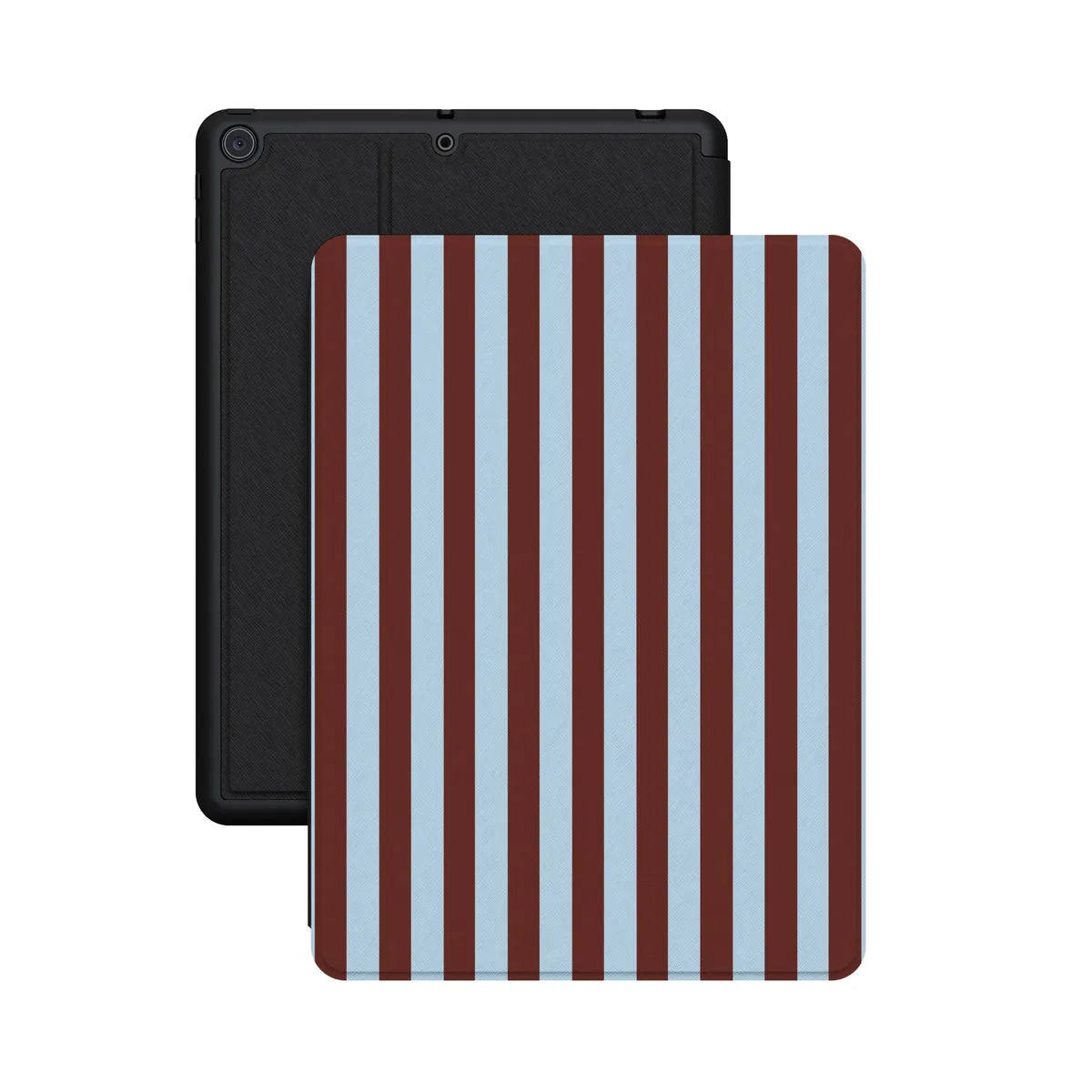 Casely iPad 10.9" (10th Gen / A16) Sunday in Brooklyn | Blue Stripes iPad Case