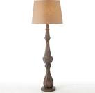 Wood floor lamps