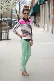 Résultat de recherche d'images pour "mint colored jeans"