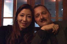 (l to r) Harumi and Alfred Weinzierl in Osaka Japan - harumi-alfred