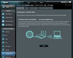 Image of router admin panel