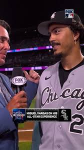 Miguel Vargas talked with Tom Verducci about hitting a HR in his first All-Star Game appearance! ⚾️