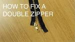 How to fix a broken zipper or separating zipper -