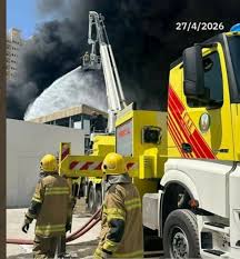 Fire at a factory in Ajman brought under control, no injuries reported