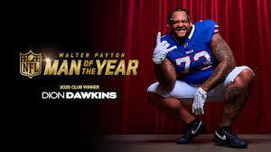 Dion Dawkins Named Buffalo Bills' Walter Payton Man of the Year Nominee for 2025