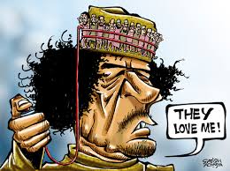 Image result for Gaddafi CARTOON