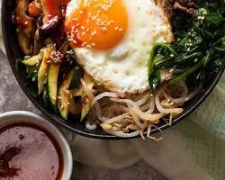 Image of Bibimbap korean food