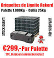 Briquette de lignite prix Belgie