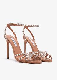 Aquazzura Tequila sandals for Women - Brown in USA | Level Shoes