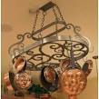 Pot Rack Hanging on Pinterest Pot Racks, Kitchens and Spaces