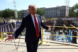 Trump talks up his ballroom plan dozens of times but plays down Americans' economic pain