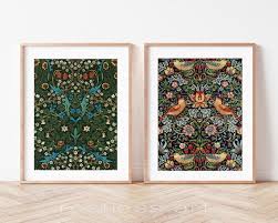Vintage Botanical Set William Morris Patterns Victorian Floral, Floral Art, Vintage Art, Vintage Floral Pattern, William Morris - Etsy