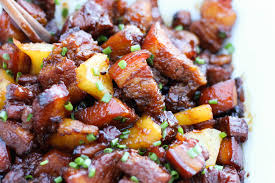 Image result for Braised spareribs with pineapple
