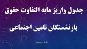 حقوق مرداد بازنشستگان تامین اجتماعی