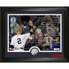 Amazon.com: Derek Jeter Yankee Stadium Final Game Quote Minted ... via Relatably.com