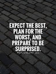 Expect the best, plan for the worst, and prepare to be surprised via Relatably.com