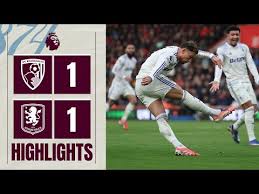Vídeos :: Bournemouth 1-1 Aston Villa :: Premier League 2025/26 ::