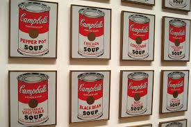 Résultat de recherche d'images pour "andy warhol Campbell's Soup"