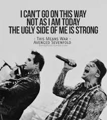 Avenged Sevenfold Lyrics on Pinterest via Relatably.com