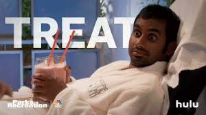 Résultat de recherche d'images pour "treat yo self gif"