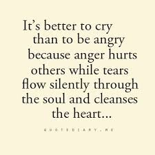 I always wonder y do i cry .. wen i m angry.. now i think.. its d ... via Relatably.com