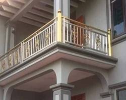 Lan can bằng thép không gỉ có đèn nền màu