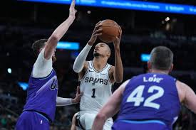 Jazz Spurs Basketball