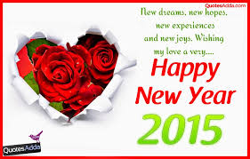 Happy New Year My Love - 2015 New Year Quotes for Lovers - Telugu ... via Relatably.com