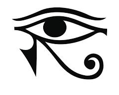 Image of Ancient Egyptian Eye of Horus symbol