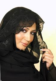 للبنات لفة حجاب خليجي روعة 